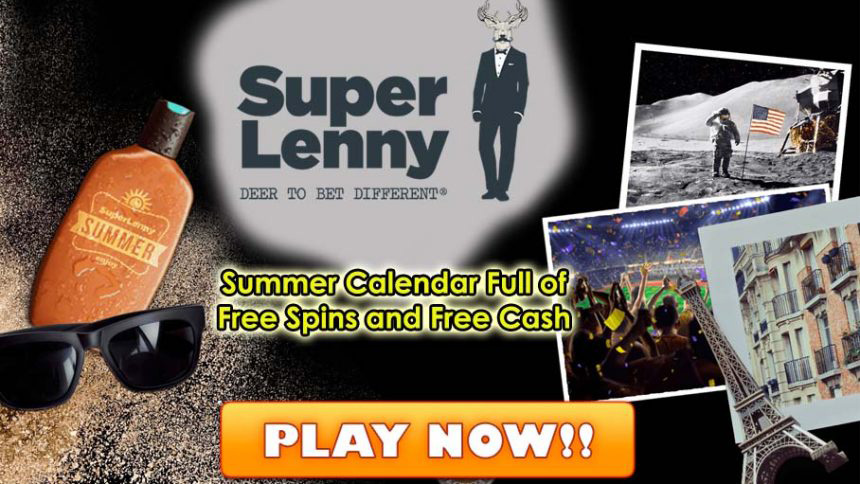 SuperLenny Casino Summer Calendar