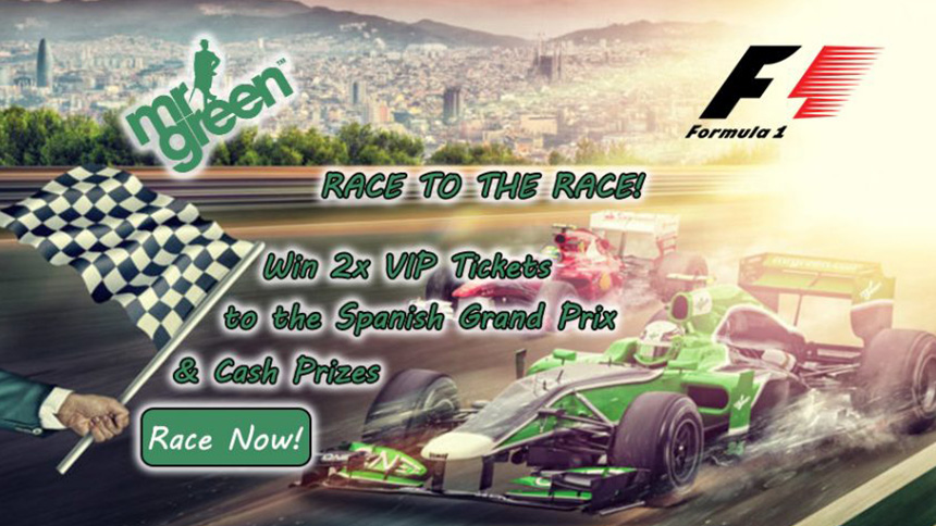 Mr Green Casino F1 Tickets