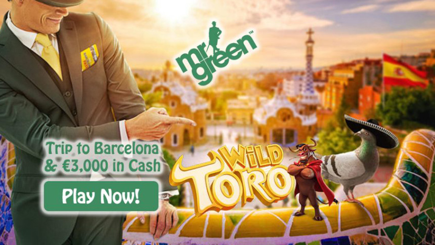 Mr Green Casino Trip tp Barcelona