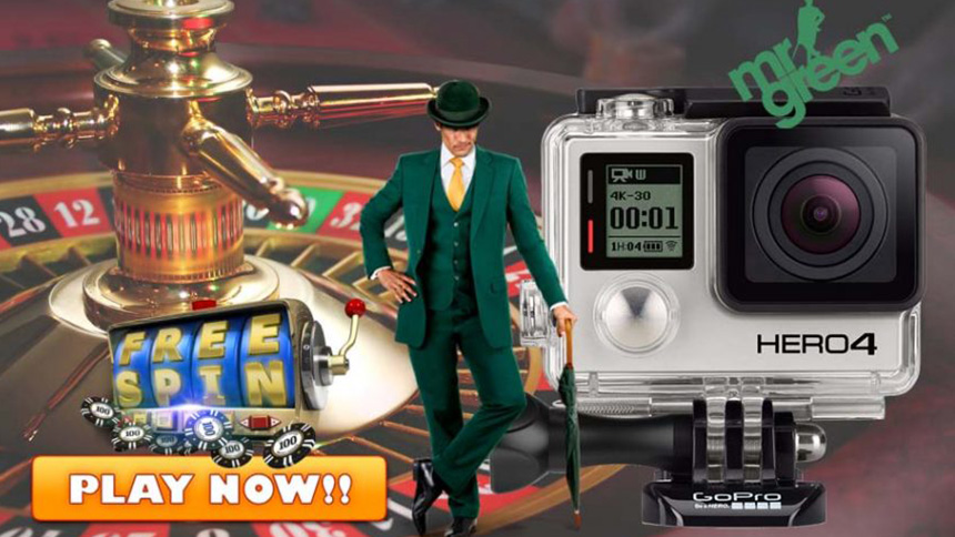 Mr Green Casino GoPro Camera