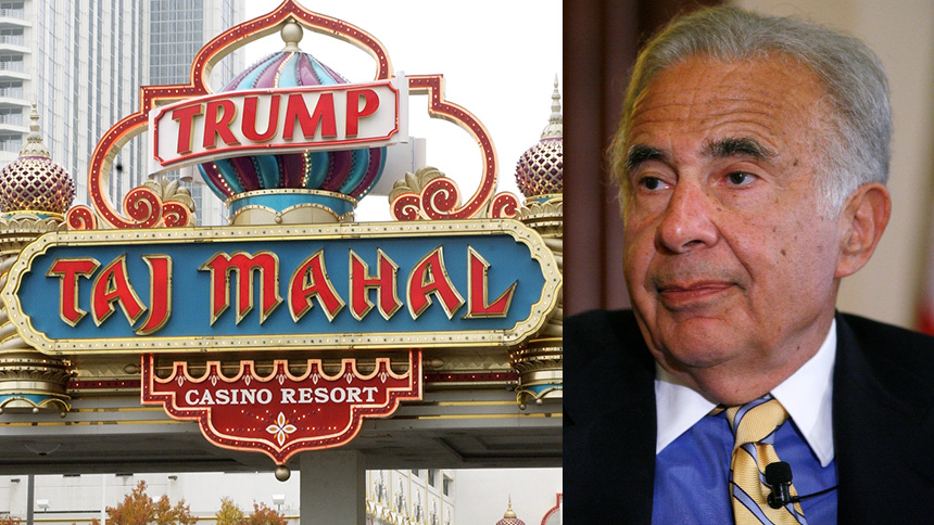 Carl Icahn Trump Taj Mahal