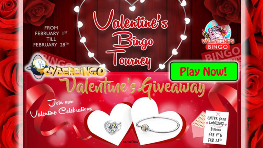 CyberBingo Valentines Day Bonus