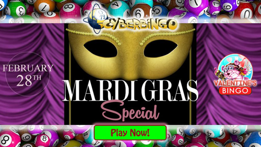 Mardi Gras CyberBingo