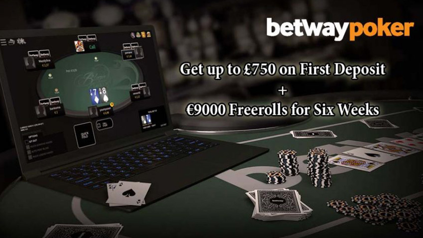 Betway Poker First Deposit Bonus & Freerolls
