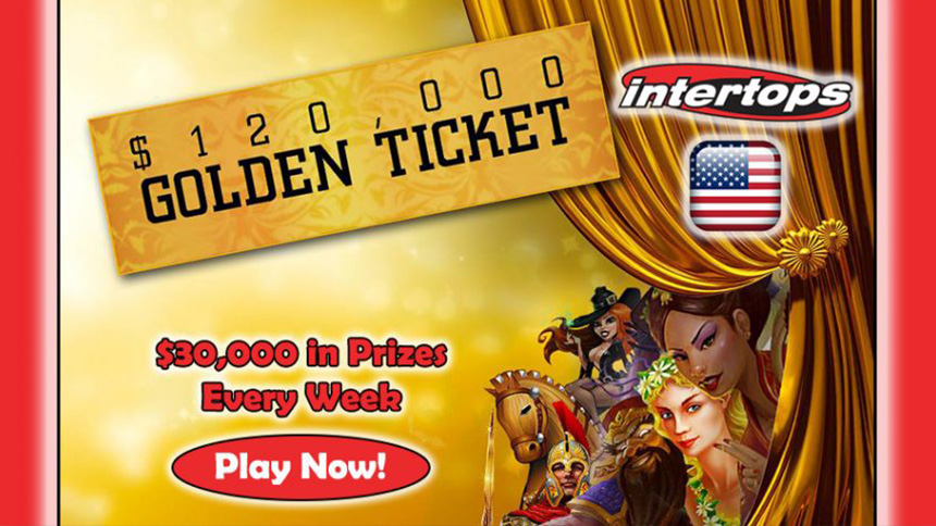 Intertops Casino Golden Ticket