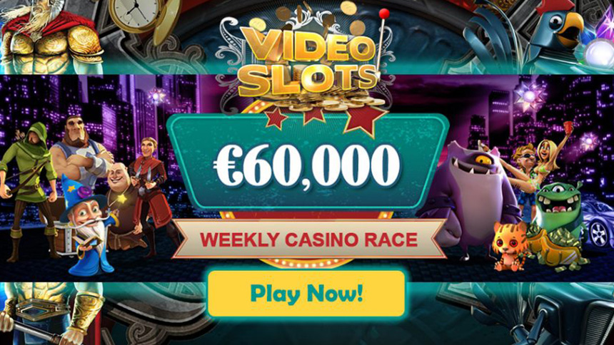 Videoslots Casino Cash Race